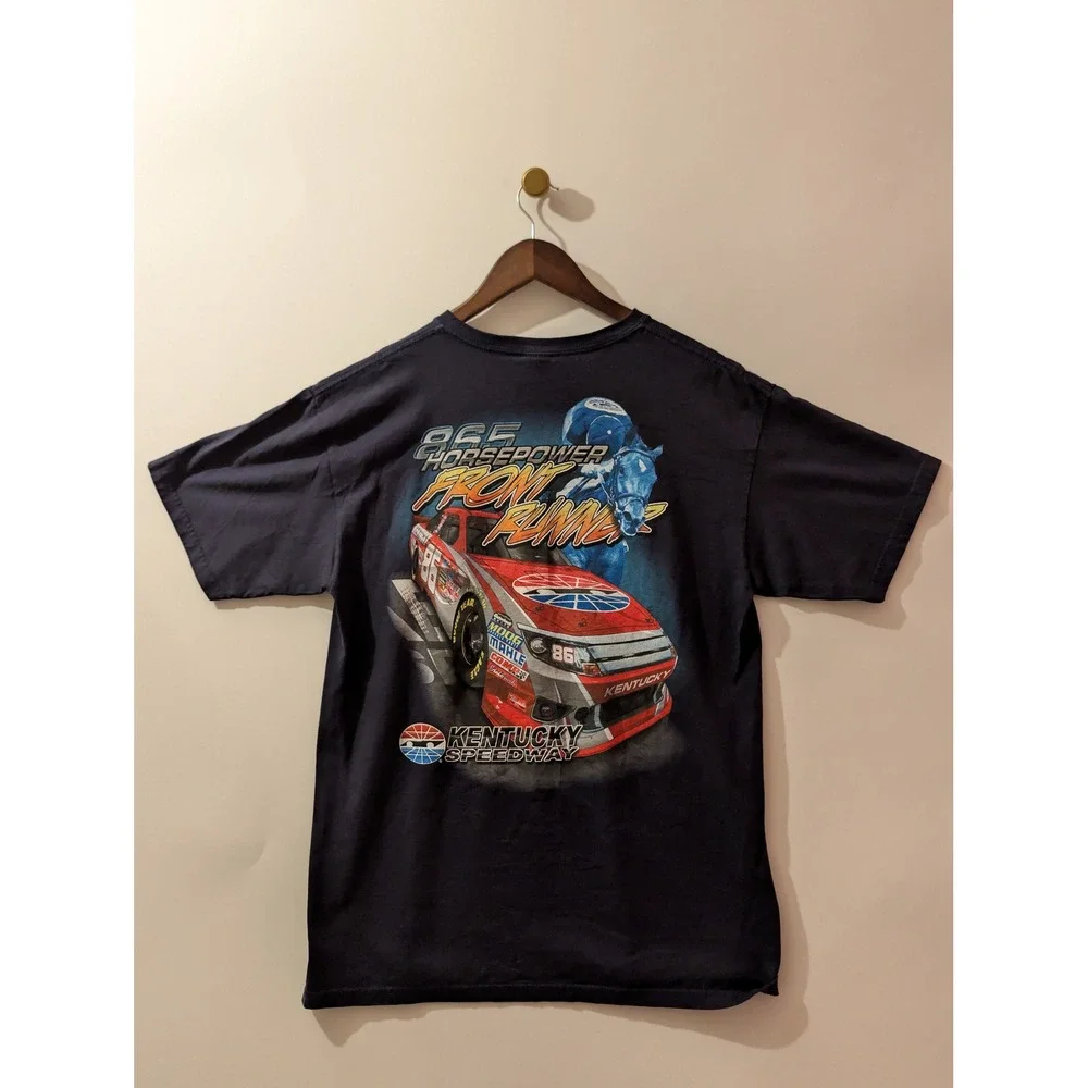 Kentucky Speedway Graphic T-Shirt Mens XL Navy Blue Excellent Racing Tee
